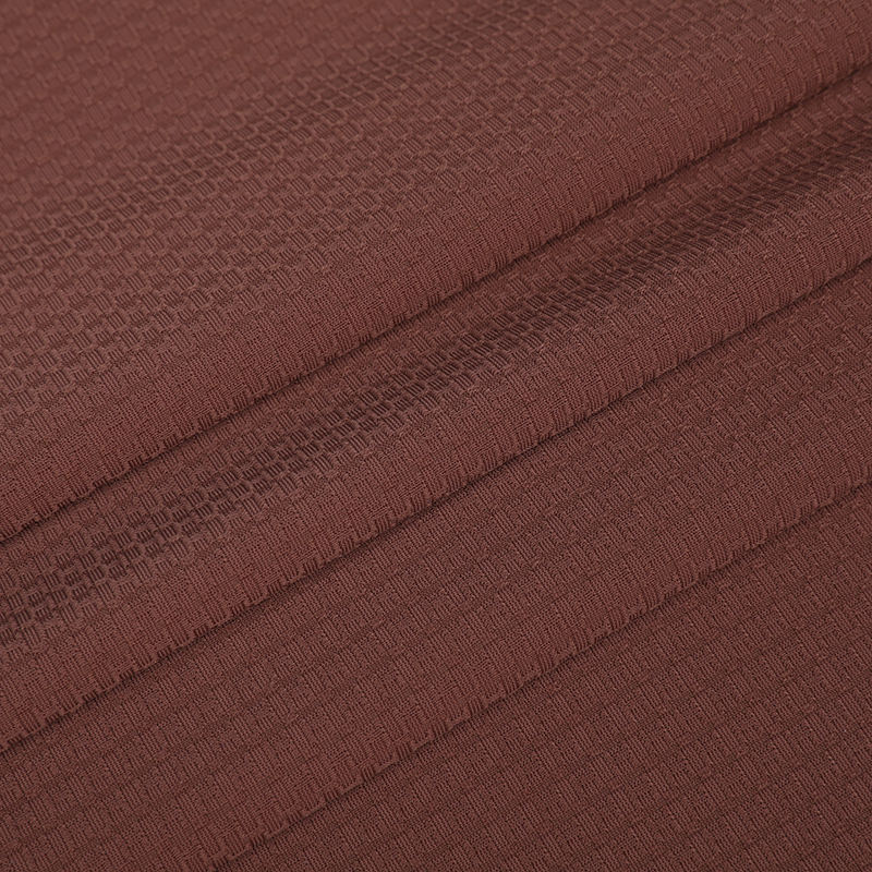 APJ1085 워프 니트 브로케이드 아미노타니안 자카드 스포츠 폴로 셔츠 직물