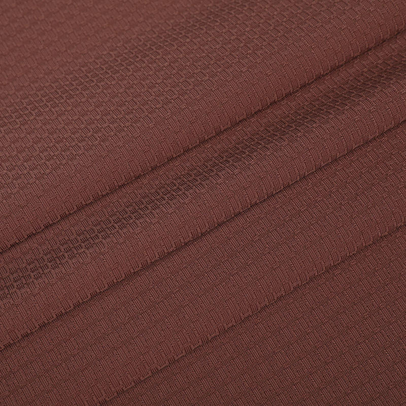 APJ1085 WARP 니트 브로케이드 Jacquard 빠른 건조 캐주얼 의류 직물